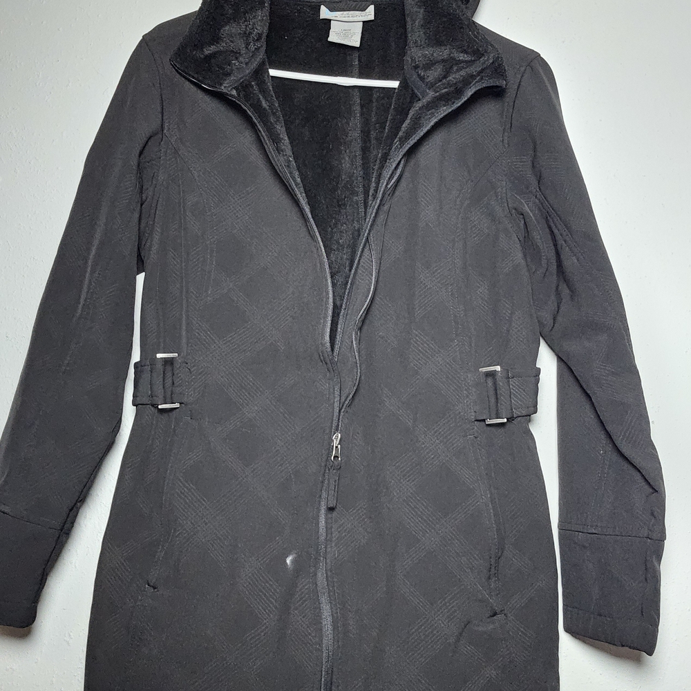 Free Country Black Trench Coat